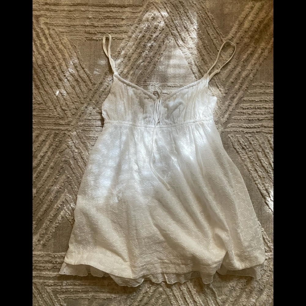 Cami lace mini dress